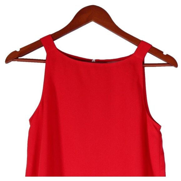 Club Monaco Women’s Small Cactus Flower Red Kharla Top Chemise Blouse Tank NWT - Picture 4 of 10